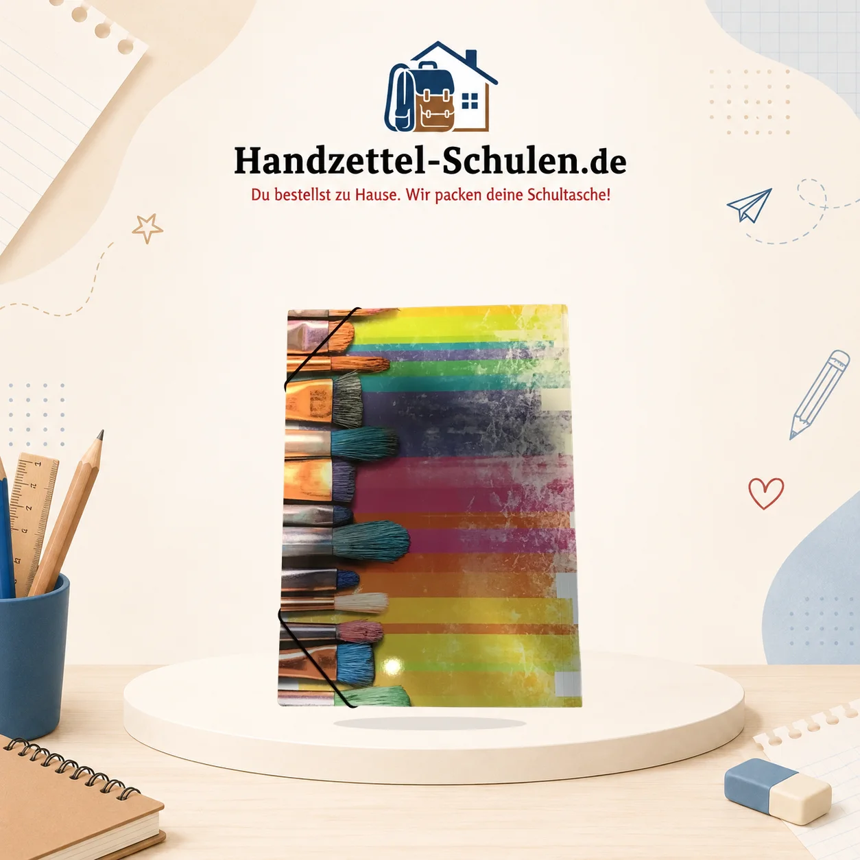 Kunstmappe / Sammelmappe A3 als Schulmaterial für Schule und Unterricht