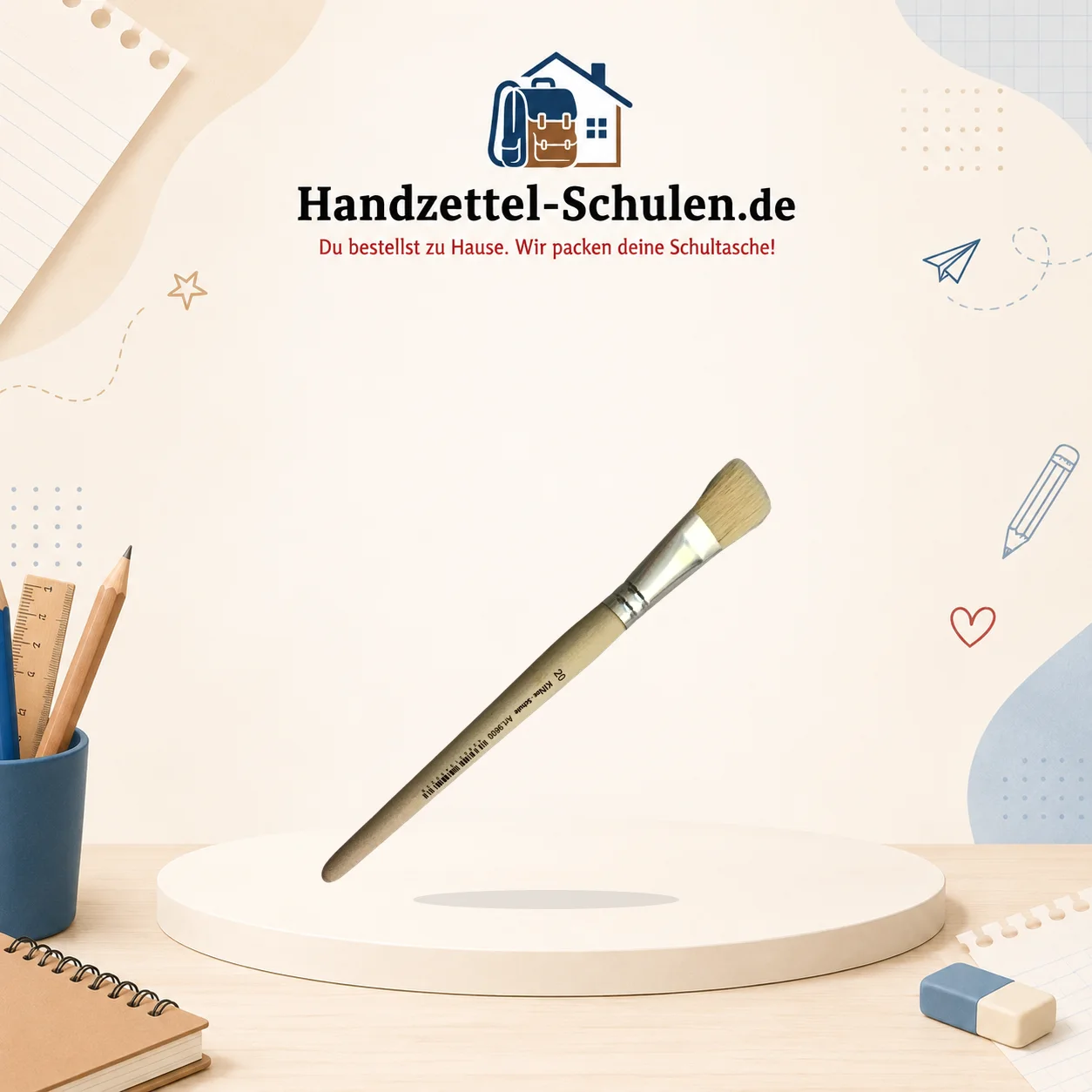 Pinsel 20 als Schulmaterial für Schule und Unterricht