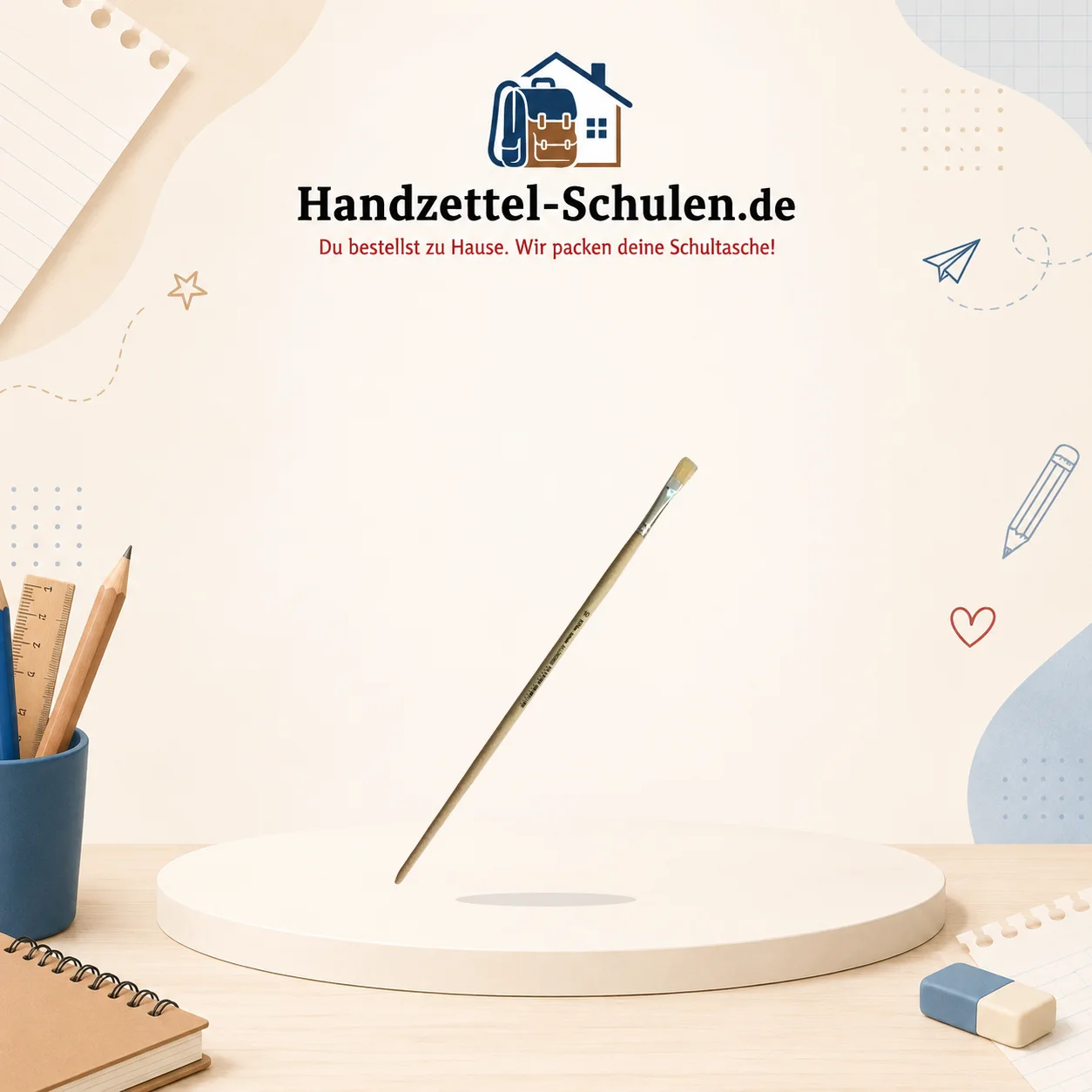 Pinsel 10 als Schulmaterial für Schule und Unterricht