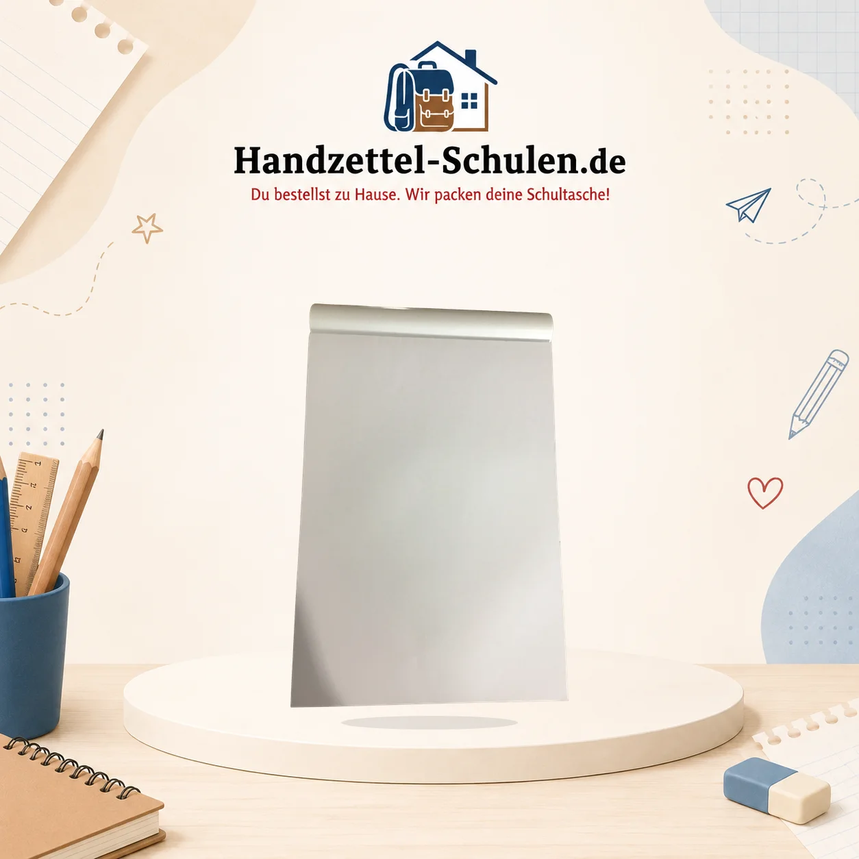 Zeichenblock/ Malblock A4 als Schulmaterial für Schule und Unterricht
