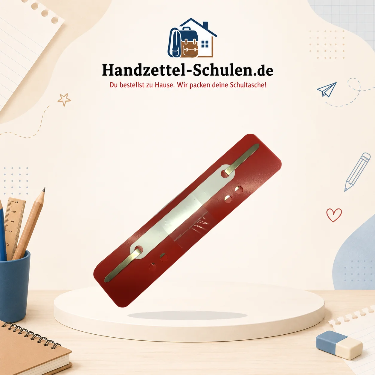 Heftstreifen/ Aktendulli 25 Stück Verschiedene farben als Schulmaterial für Schule und Unterricht