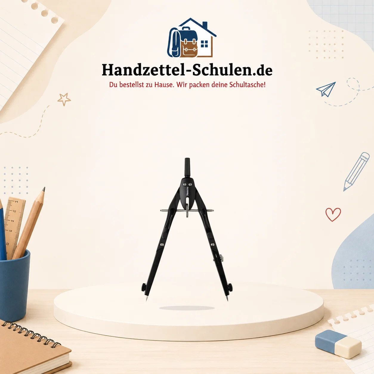 Zirkel als Schulmaterial für Schule und Unterricht