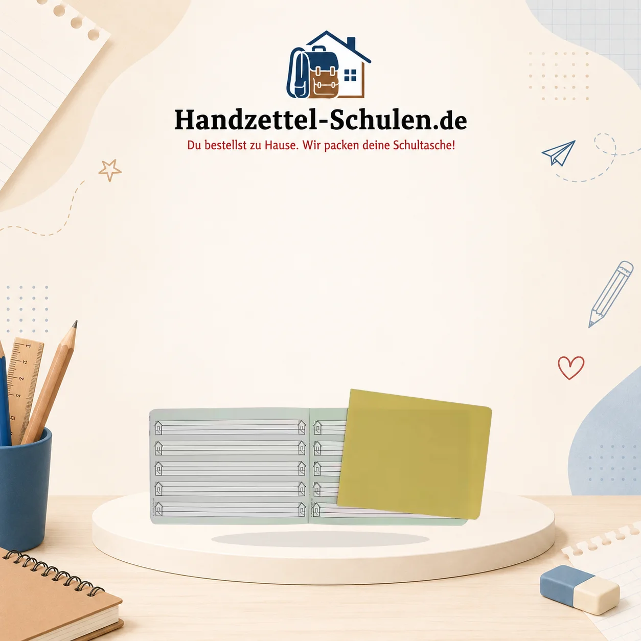 Schreibheft A5 Lineatur 0 als Schulmaterial für Schule und Unterricht