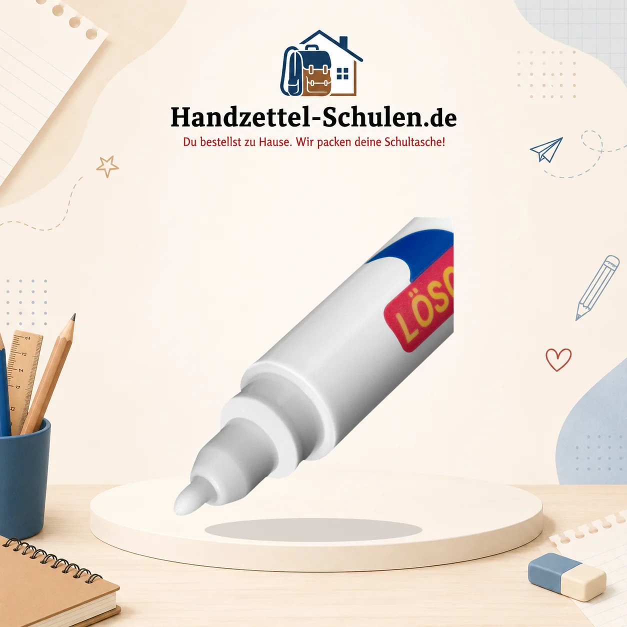 Tintenkiller als Schulmaterial für Schule und Unterricht