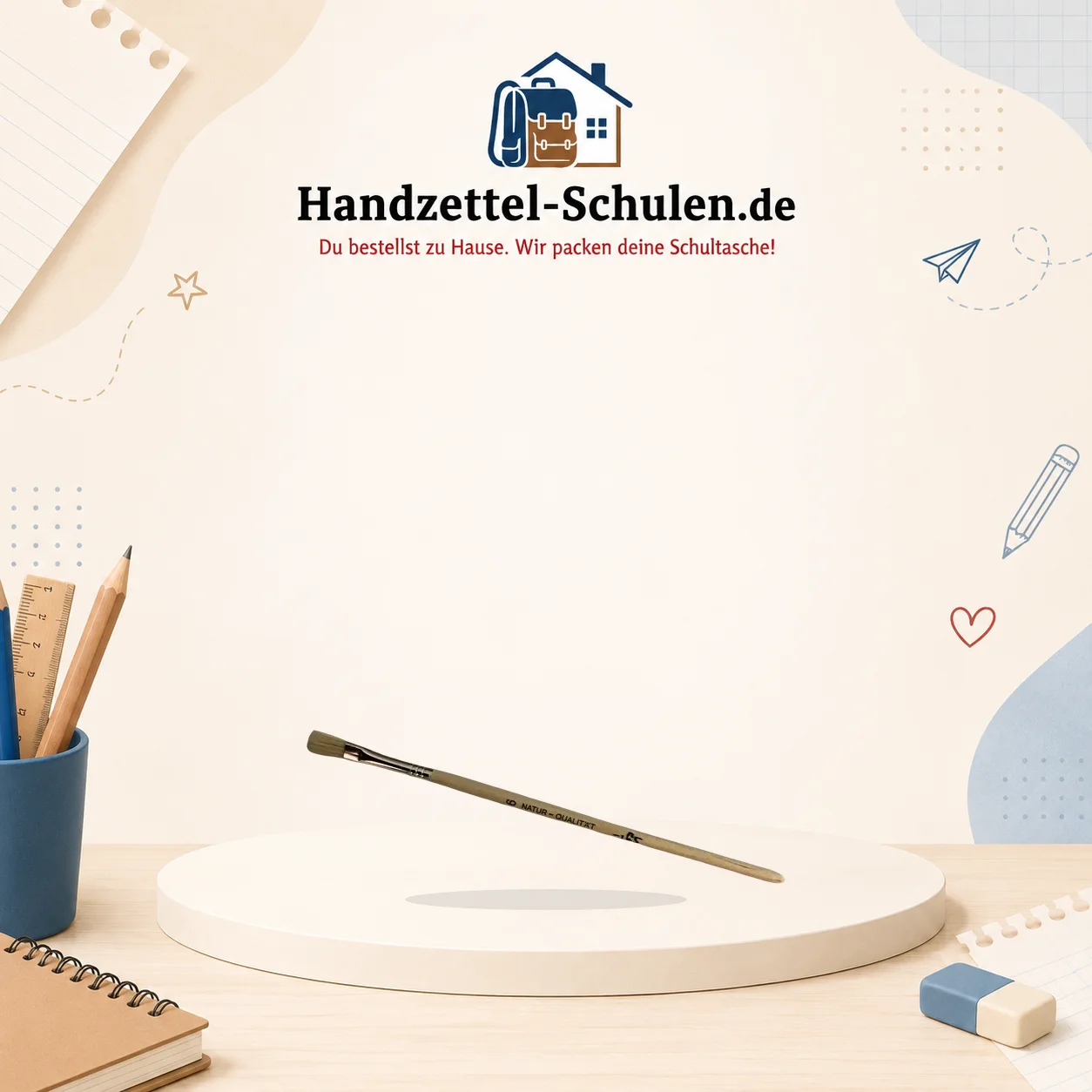 Pinsel 6 als Schulmaterial für Schule und Unterricht