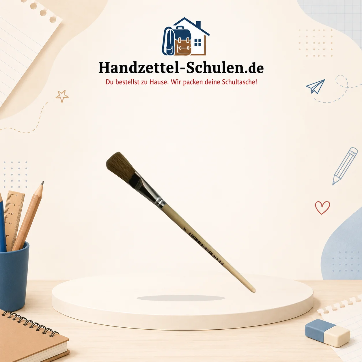 Pinsel 16 als Schulmaterial für Schule und Unterricht