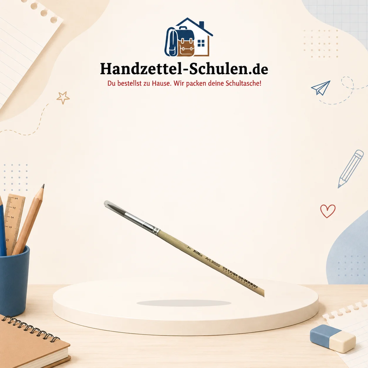 Pinsel 7 als Schulmaterial für Schule und Unterricht