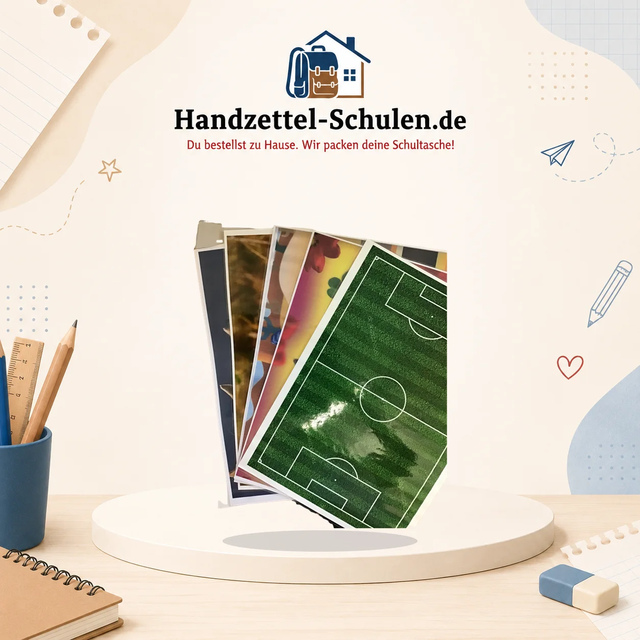 Platzdeckchen / Malunterlage A3 als Schulmaterial für Schule und Unterricht