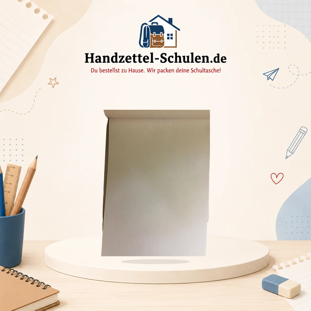 Zeichenblock A3 als Schulmaterial für Schule und Unterricht