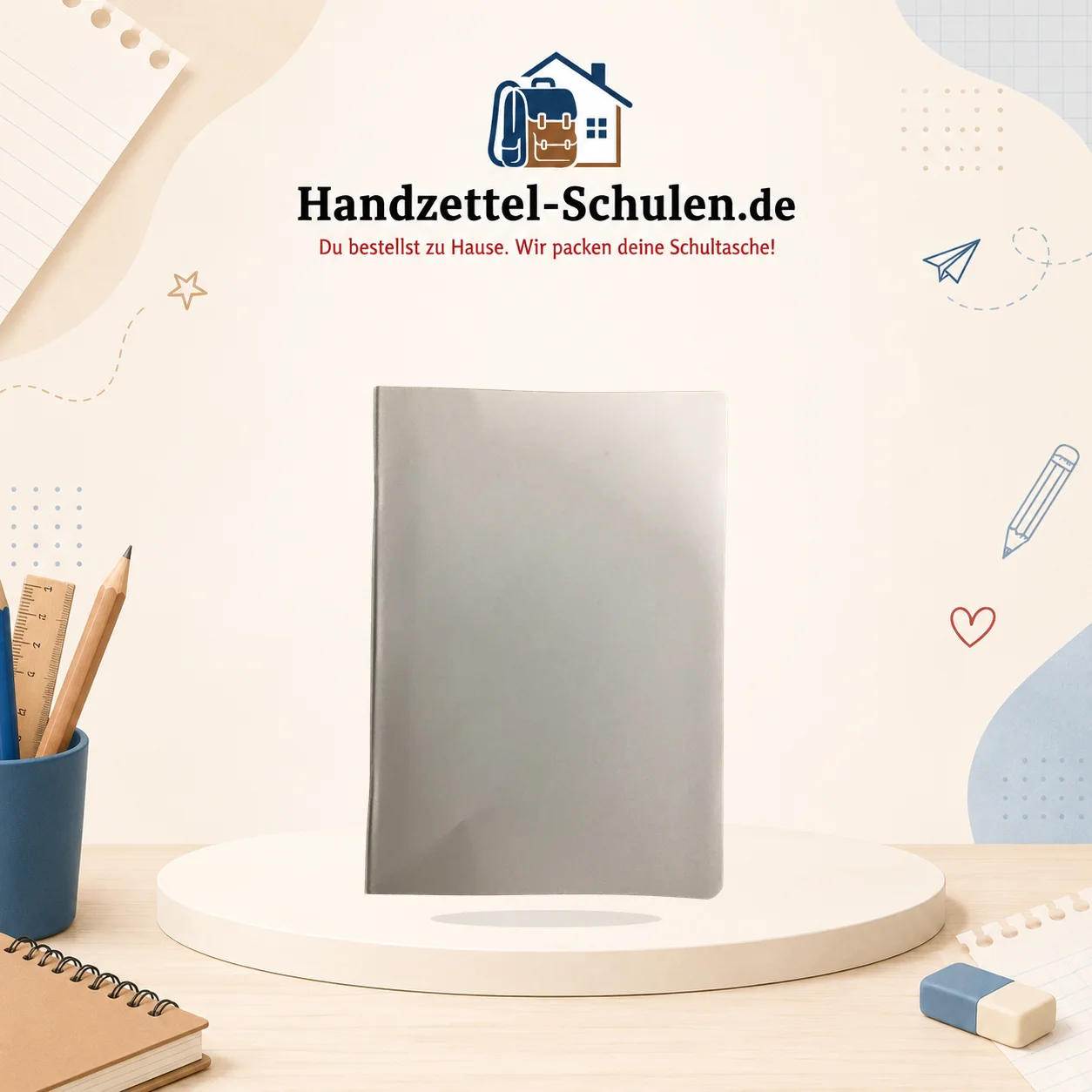 Geometrie Heft (Lineatur 6) A5 als Schulmaterial für Schule und Unterricht