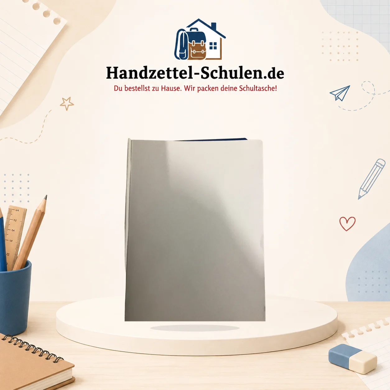 Geometrie Heft (Lineatur 20) A4 als Schulmaterial für Schule und Unterricht